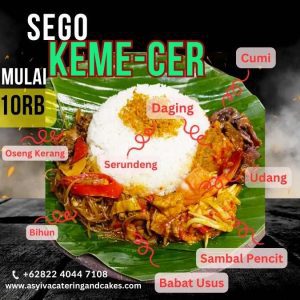 sego keme-cer dari asyiva catering